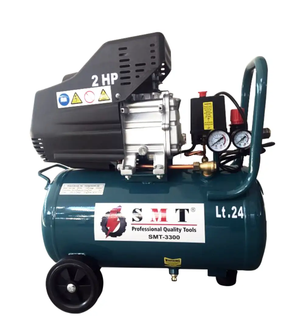 SMT-3300 Air Compressor 2 PH 24Ltr SMT-3300 Air Compressor 2 PH 24Ltr